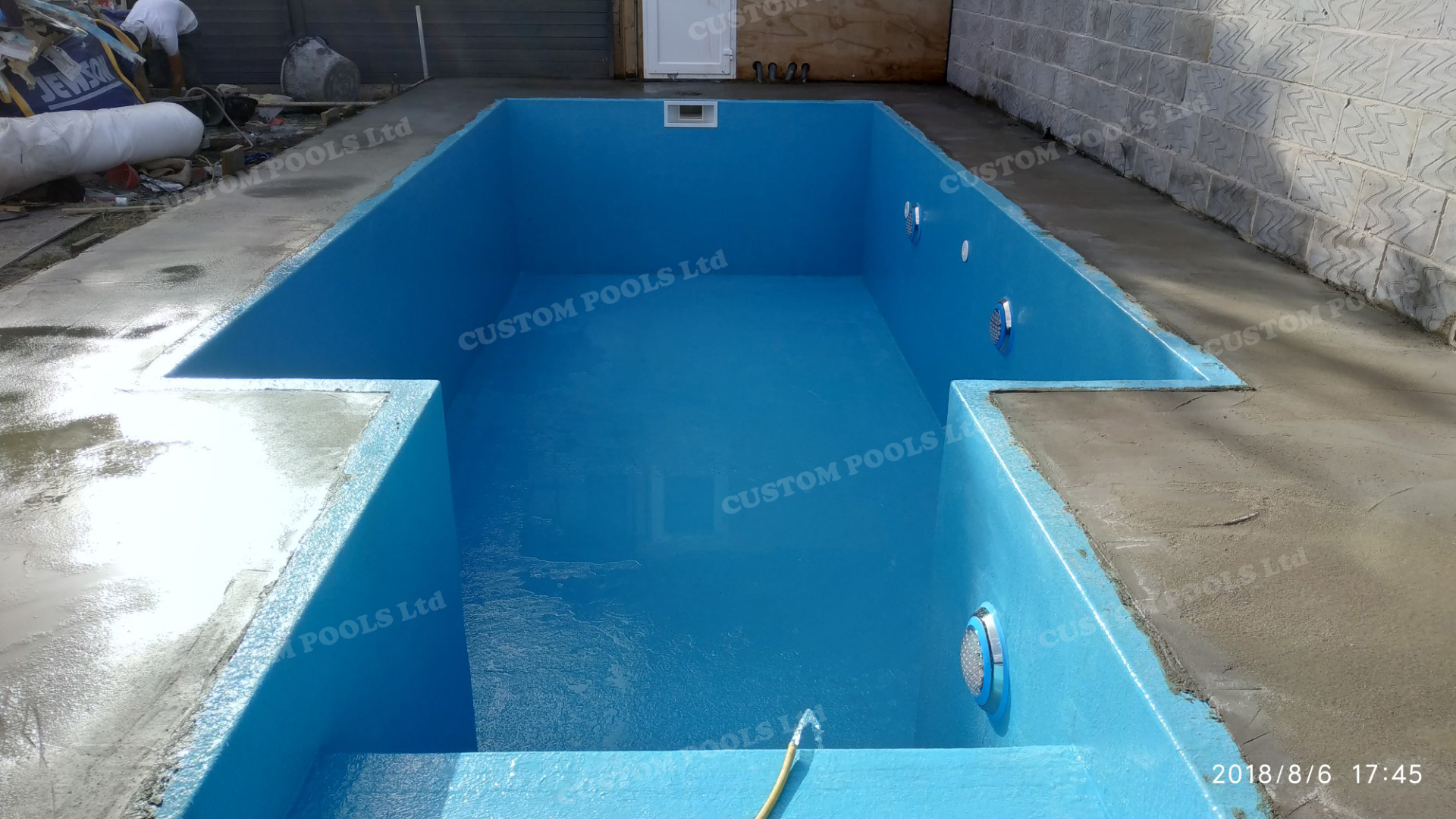 Made to order fibreglass pool